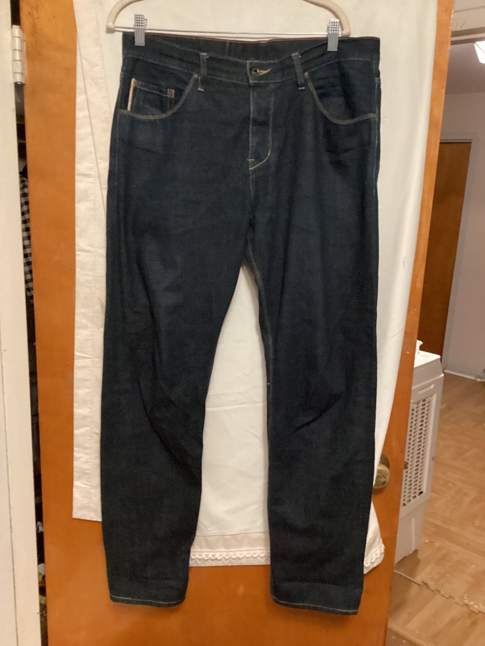 Raleigh Denim “ Graham” Salvaged Handcrafted in N.Carolina by non automated Sz 3